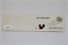 Al Geiberger Signed 'Mr 59' Replica Scorecard JSA #AI45761