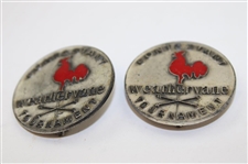 Vintage Weathervane LPGA Sterling Silver Contestant Badges