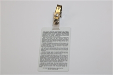 2004 Senior PGA Championship at Valhalla Caddie Badge (Jim Dent) - Bob Burns Collection