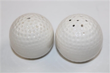 Pair Of Ceramic Golf Ball Cruets Circa 1960