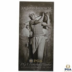 Joe Louis Barrow Sr. 2009 PGA Honorary Member Canvas 
