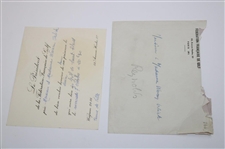 1953 'Federation Francaise De Golf' Pair of Tickets w/Invitation to Warren Orlick & Wife