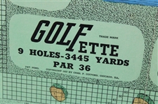 Vintage Golfette Indoor Golf Game