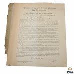 1902 Evening Telegraph Annual Challenge Cup Tournament At St. Andrews Information Page