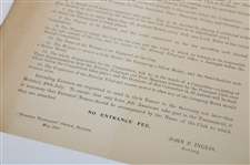 1902 Evening Telegraph Annual Challenge Cup Tournament At St. Andrews Information Page