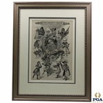 1899 Childrens Page All The Year Round Framed Display
