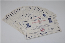 Lot of 1965 PGA of America National Golf Day 'Round of Champions' Citations