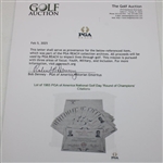 Lot of 1965 PGA of America National Golf Day 'Round of Champions' Citations