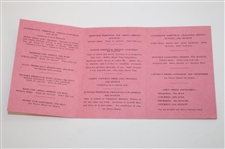 Four (4) 1950's Fixtures Booklets - Rathmore, Porstewart, Ballycastle & Castlerock