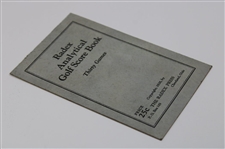 1928 Radex Analytical Golf Score Book 'Thirty Games' by The Radax Press