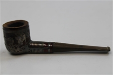 Silversmith Sterling Silver Overlay Tobacco Pipe