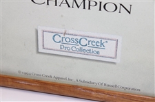 Lee Janzen Signed Cross Creek Pro Collection Poster Framed with Inscription JSA ALOA