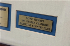 Payne Stewart 'One Of God's Champions' Display - Framed