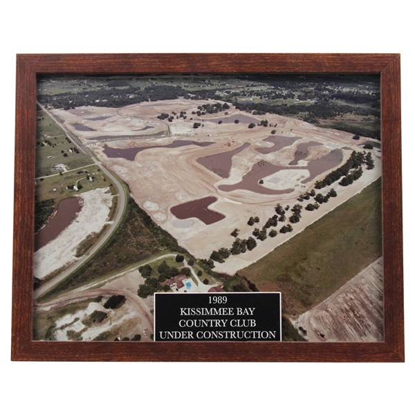 1989 Kissimmee Country Club Under Construction - Framed