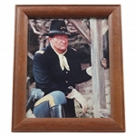 Actor John Wayne in Union Soldier Uniform - Framed