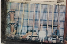 Feature Article 1988 Golfweek Magazine Tom Stine, Publisher 'Golf Collectibles' - Framed