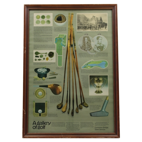 A Gallery Of Golf History - Framed