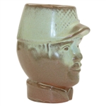 Unique c.1970's Porcelain Bramble Golf Ball Handled Golfer Mug