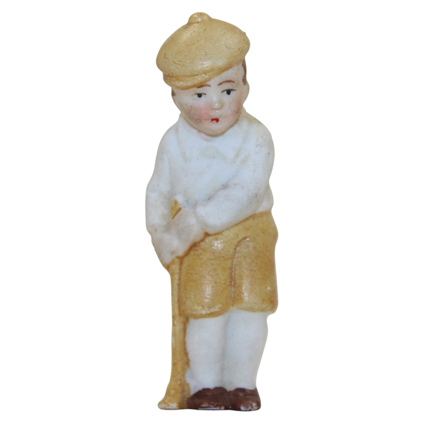 Vintage Miniature Male Golfer with Golf Club - Germany