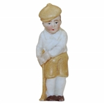 Vintage Miniature Male Golfer with Golf Club - Germany