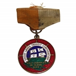 1930 Great Lakes Transit Corporation Golf Champion on Inland Seas Medal w/Ribbon - Won on S.S. Tionesta