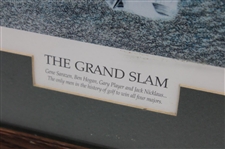 Ltd Ed 'The Grand Slam' Nicklaus, Sarazen, Player & Hogan Print #1279/1500 - Framed