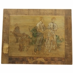1901 The First Hazard Howard Chandler Christy Wood Engraving 
