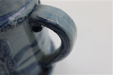Vintage Golf Theme Blue Ceramic Mug/Stein