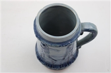 Vintage Golf Theme Blue Ceramic Mug/Stein