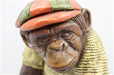 1970 Monkey Golfing in Plus Fours & Hat by Progressive Art Products
