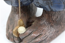 1970 Monkey Golfing in Plus Fours & Hat by Progressive Art Products