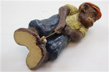 1970 Monkey Golfing in Plus Fours & Hat by Progressive Art Products