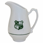 Classic Pine Needles White with Green Logo Small Pitcher