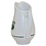Classic Pine Needles White with Green Logo Small Pitcher