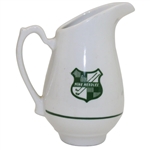 Classic Pine Needles White with Green Logo Small Pitcher