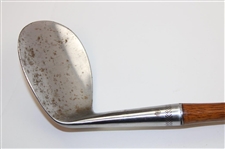 c.1929 Walter Hagen Concave Sand Wedge Pat-D 1695598 Ladies w/LW & Shaft Sticker Remnants