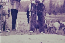 Cowboys & Native Americans Golfing - Framed
