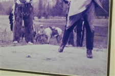 Cowboys & Native Americans Golfing - Framed