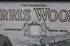The Celebrated Harris Woolens Advertising Piece - Framed