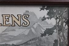 The Celebrated Harris Woolens Advertising Piece - Framed