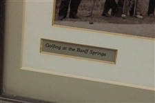 1903 Golfing at Banff Springs Photo - Framed