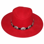 Chi Chi Rodriguezs Personal Scala Collection Red Cowboy Hat 