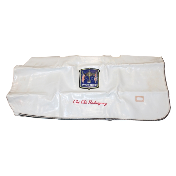 Chi Chi Rodriguezs Personal 1973 Ryder Cup Logo Personalized White Club Travel Bag