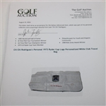 Chi Chi Rodriguez's Personal 1973 Ryder Cup Logo Personalized White Club Travel Bag
