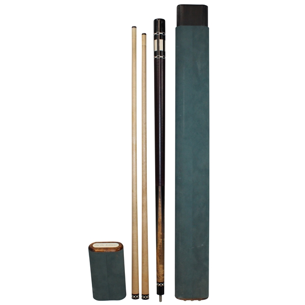 Chi Chi Rodriguezs Personal Pool Cue w/Carrying Case Engraved "Chi Chi Rodriguez"
