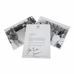 George W. Bush Signed Letter To Chi Chi Rodriguez 3/7/2000 w/Two (2) Photos JSA ALOA