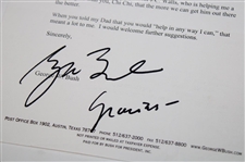 George W. Bush Signed Letter To Chi Chi Rodriguez 3/7/2000 w/Two (2) Photos JSA ALOA
