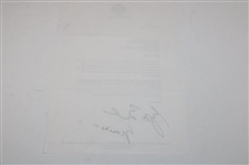 George W. Bush Signed Letter To Chi Chi Rodriguez 3/7/2000 w/Two (2) Photos JSA ALOA