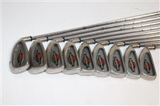 Chi Chi Rodriguez's Personal Callaway Prototype Red Iron Set (2-PW) 