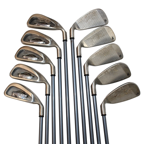 Chi Chi Rodriguezs Personal Callaway Prototype Black Iron Set (2-PW) w/Lead Tape